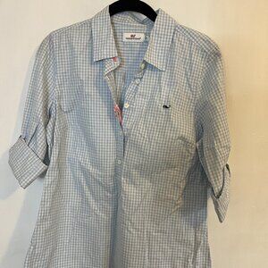 NWT Vineyard Vines Women's Gingham Top
